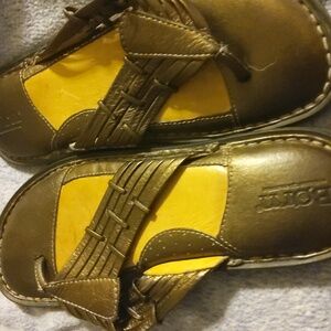 Born Metallic Sandals